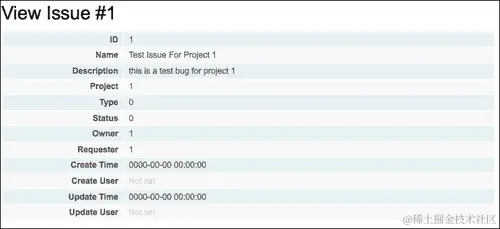 更改问题详细视图