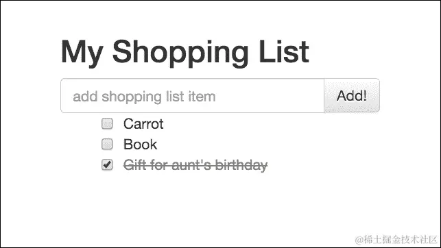 使用 jQuery 实现购物清单