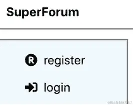 图 15.14 - 未登录的 SideBarMenus