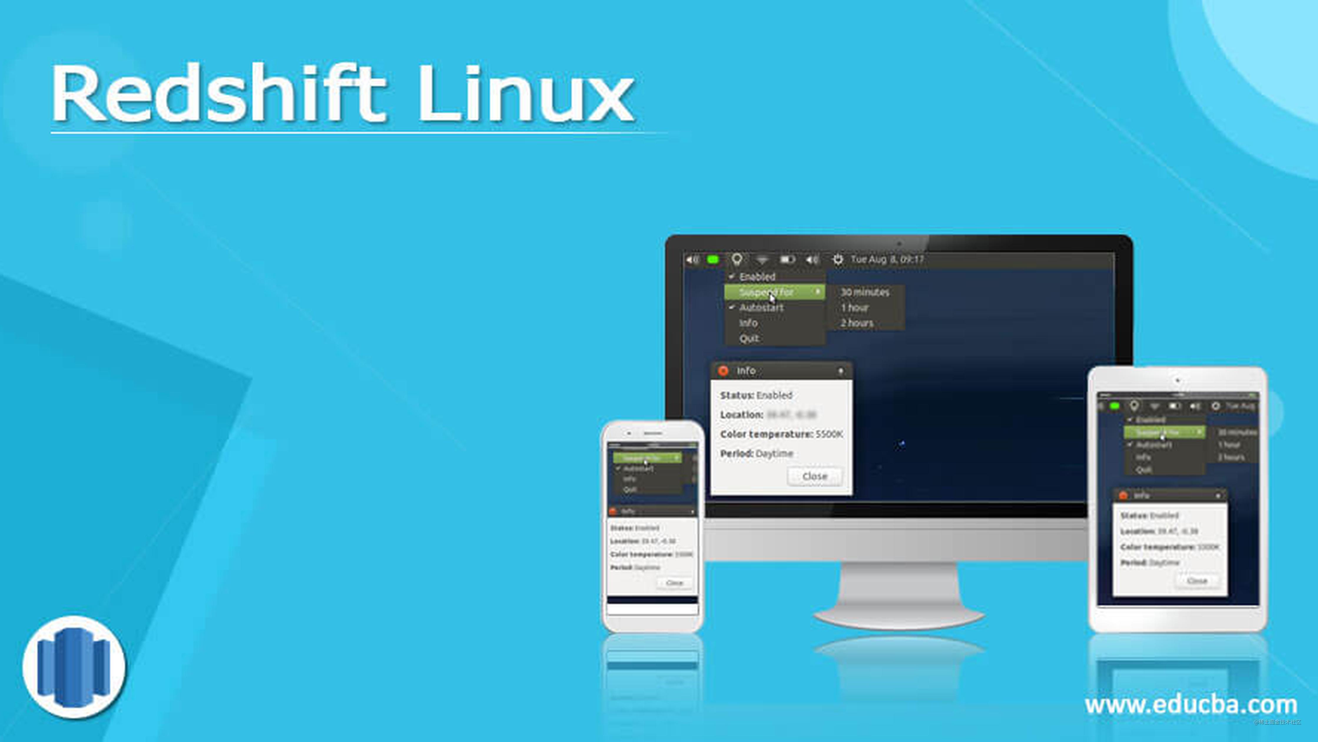 Настройка redshift linux mint