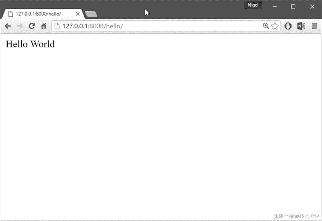 你的第一个 URLconf