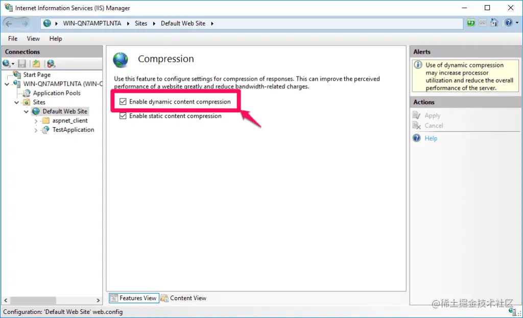 Enabling Dynamic Compression