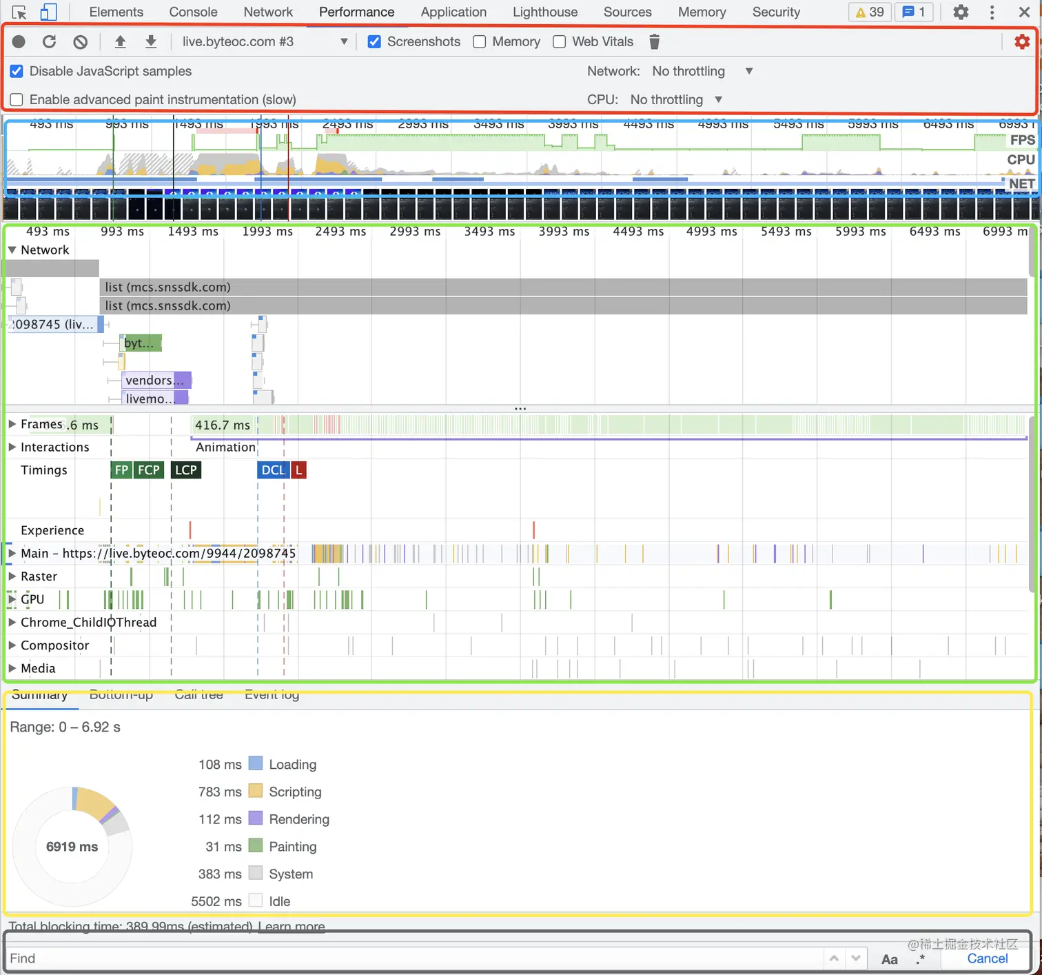 Chrome DevTools Performance 功能详解本文整理介绍 Chrome DevTools Perfo - 掘金