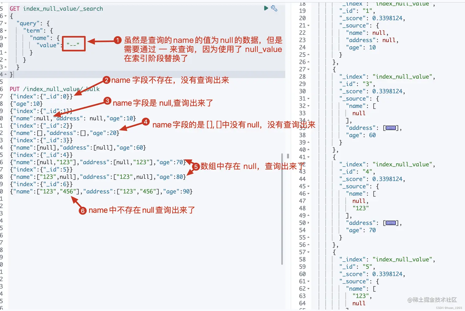 查询name字段为null的数据