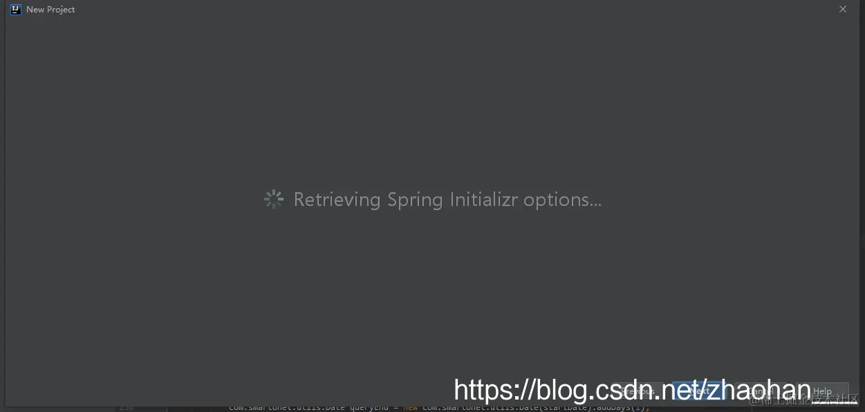在这一步经常连接不到spring的网址
