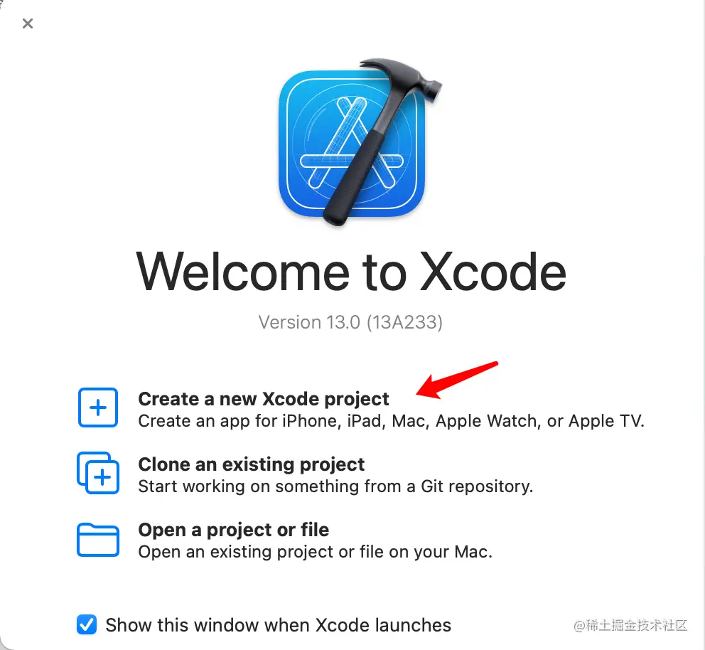 第一行，不要点错了