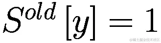 {S}^{old}\left[y\right]=1