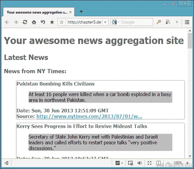 读取和解析外部反馈