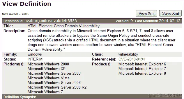 Open Vulnerability Assessment Language