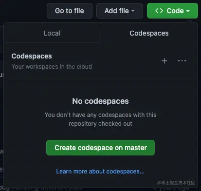 Create Codespace