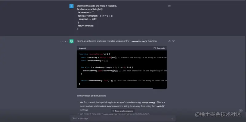 Generated answer