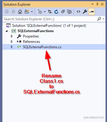 Renaming the main class