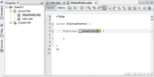 操作时间-创建类，添加构造函数和创建方法