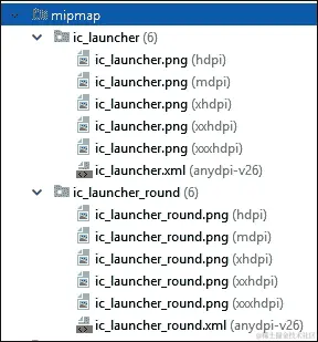 res/mipmap 文件夹