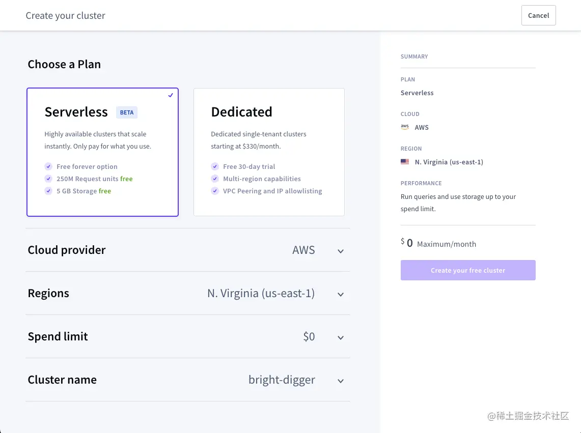 CockroachDB Serverless