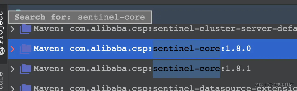 sentinel依赖版本