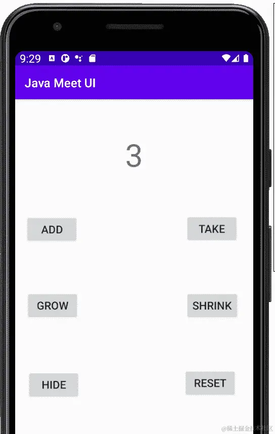 图 12.4  -  添加按钮示例