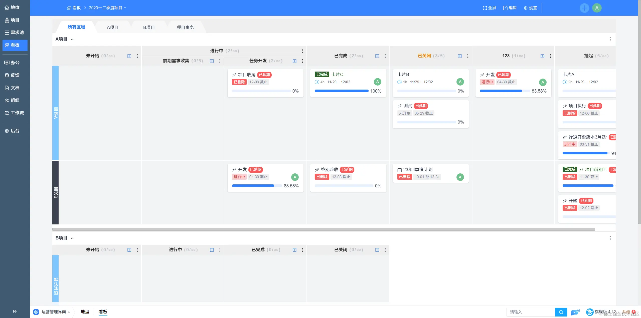 ZenTao Kanban