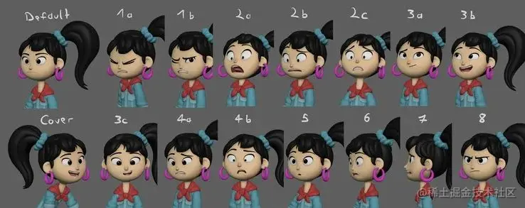 动画短片角色设计 - 瑞云渲染
