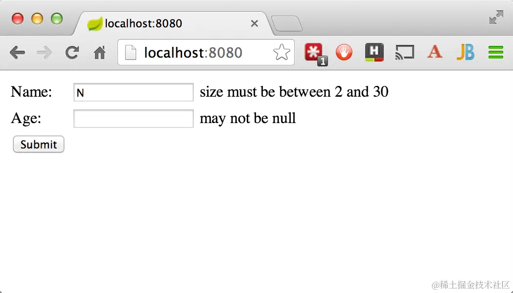 Spring认证指南：了解如何使用 Spring 执行表单验证