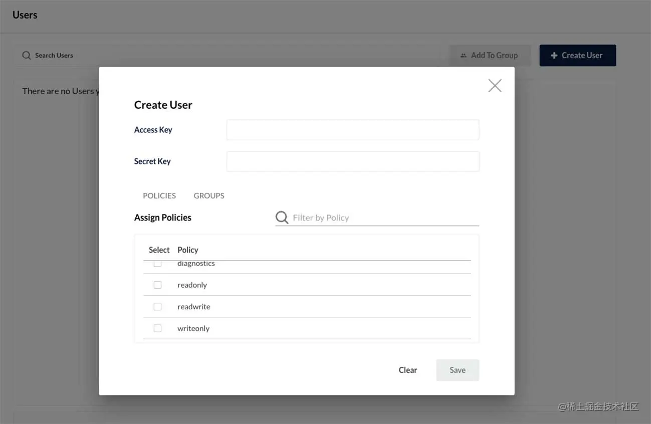 MinIO 为不同应用创建不同的用户