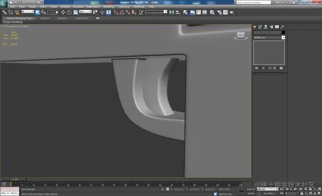 3D 工作室最大建模教程未来派螺栓枪