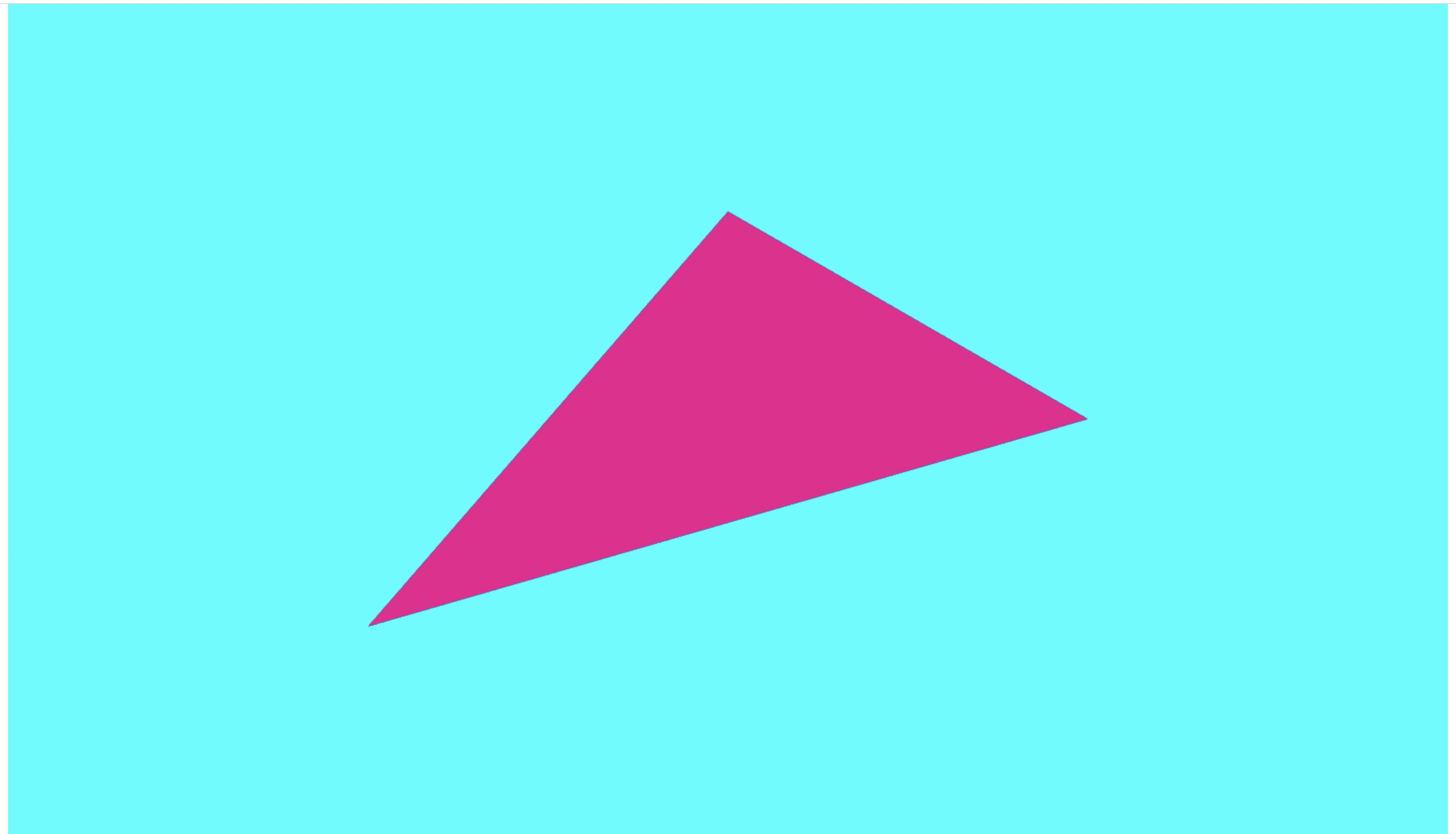 webgl triangle
