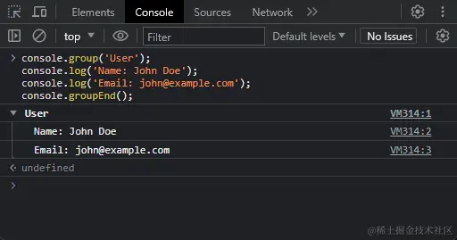 method console group