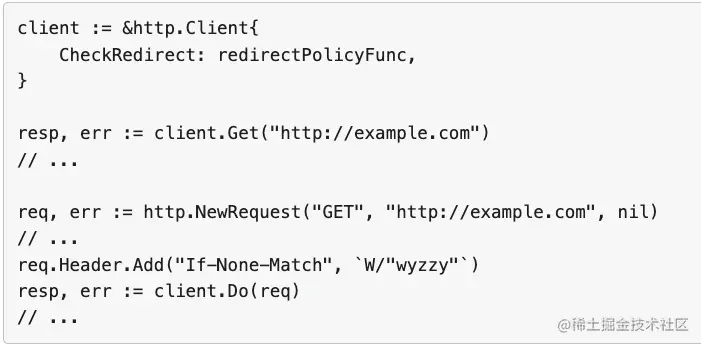 引用自 Go 官网 net/http example