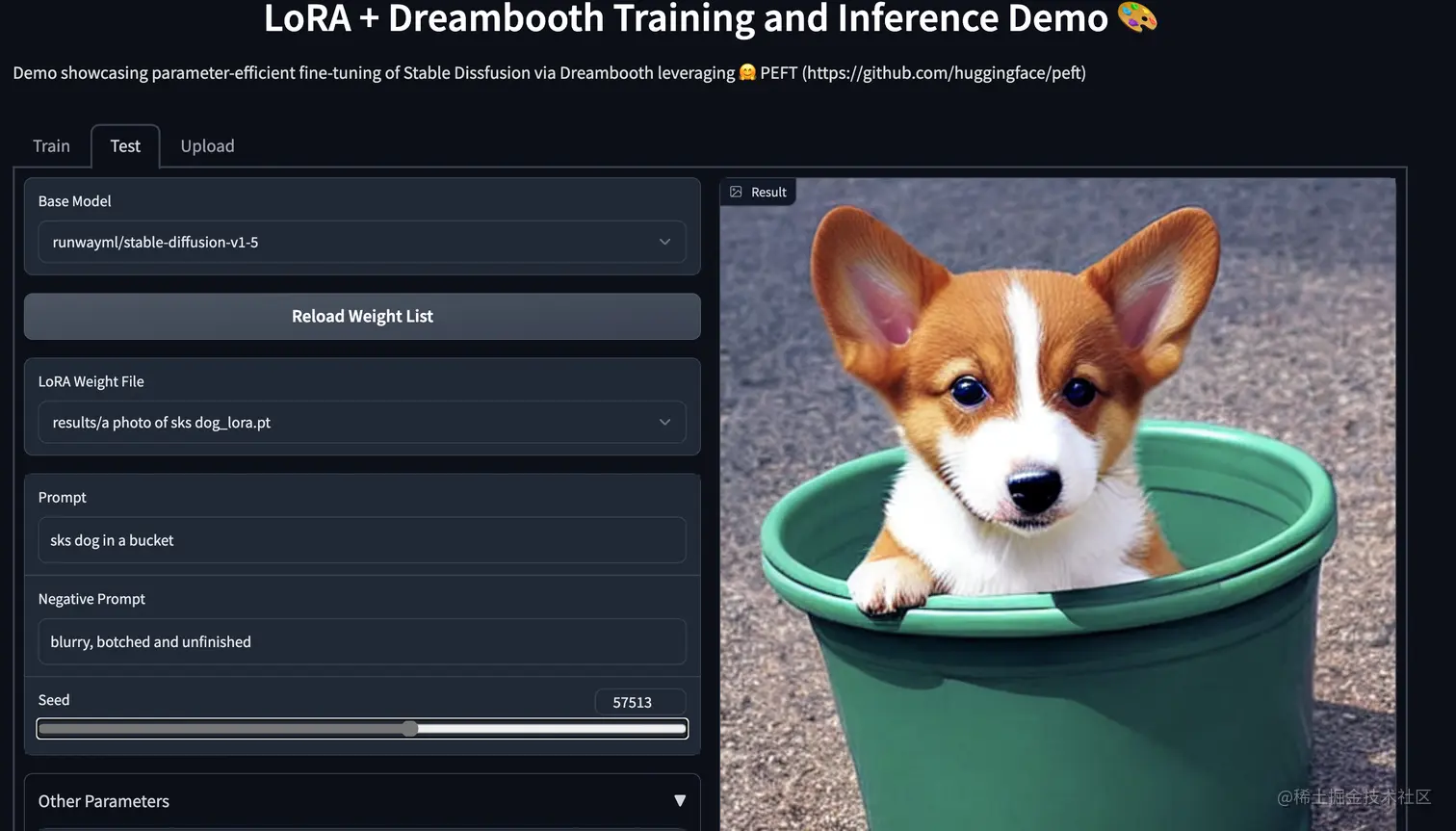 PEFT LoRA Dreambooth Gradio Space