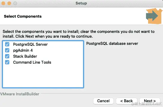 图 14.1 - Postgres 设置屏幕