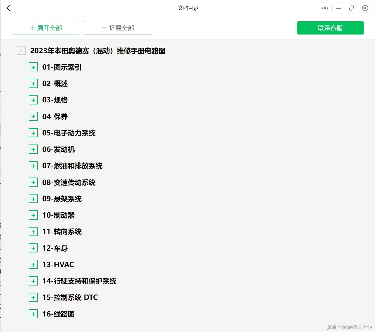 汽车维修资料库