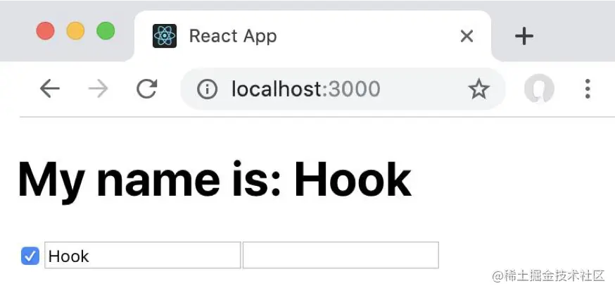 react