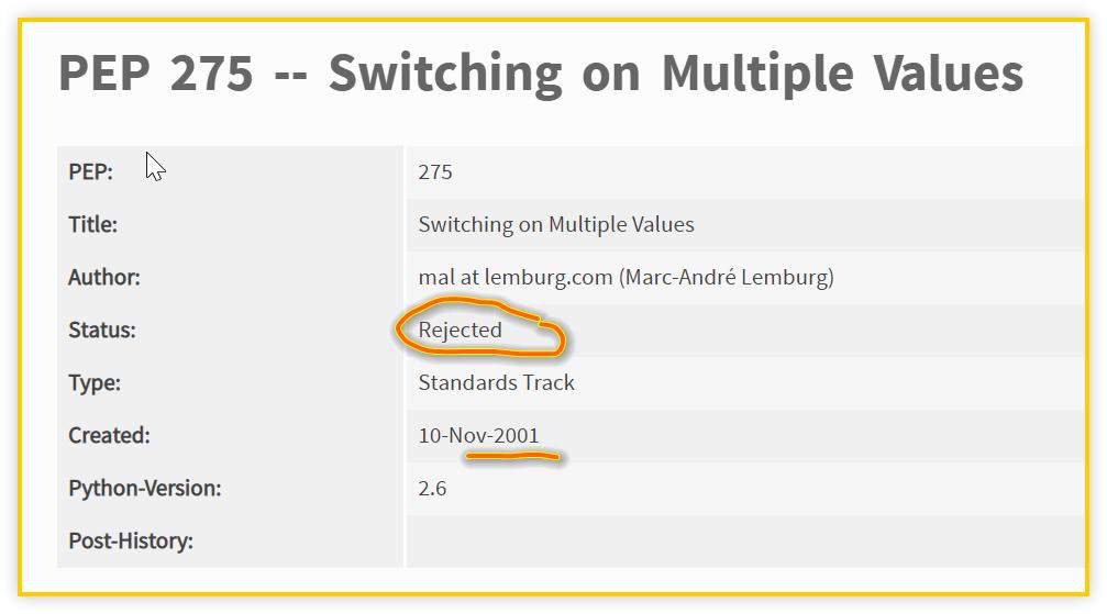 Python 為什麼不支援switch 語句 豌豆花下貓 Mdeditor