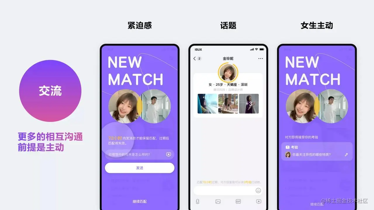 陌生人社交设计引力公式