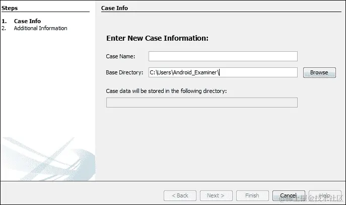在 Autopsy 中创建案例