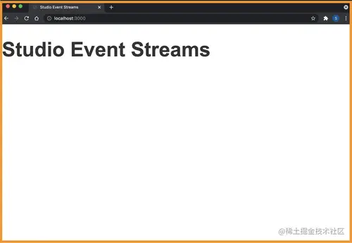 Event Streams Dashboard