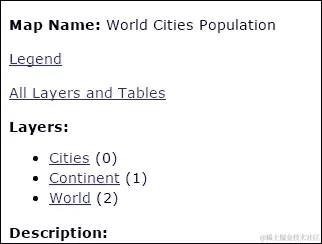 The ArcGIS DynamicMapService layer