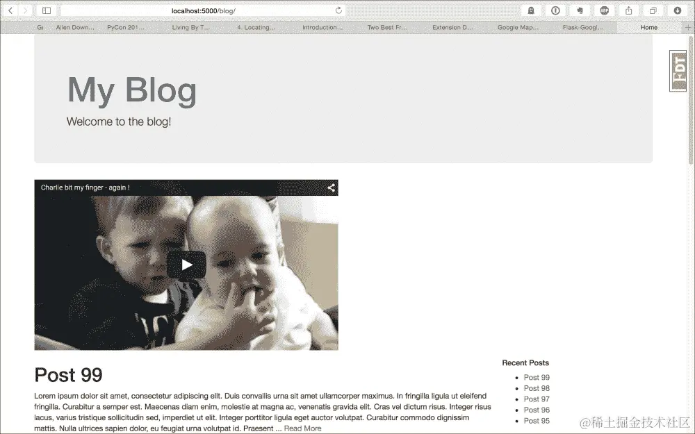 创建 YouTube Flask 扩展