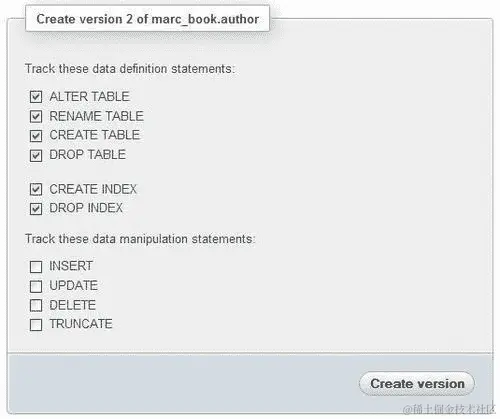 创建一个新版本