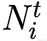 {N}_{i}^{t}
