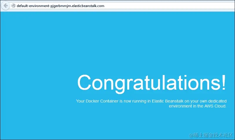 在亚马逊网络服务上运行 Docker 容器