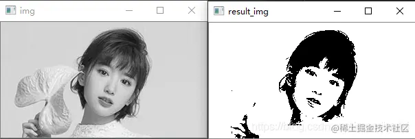 二值化阈值处理