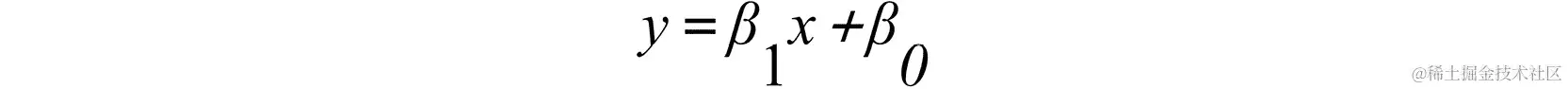 图 9.19：线性回归公式