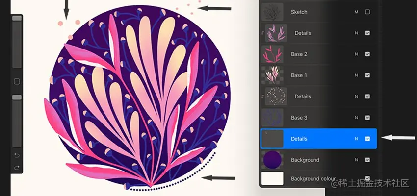 Final Details in blending on Procreate