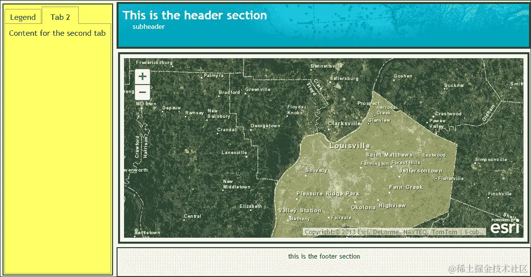 其他 Dojo 布局元素