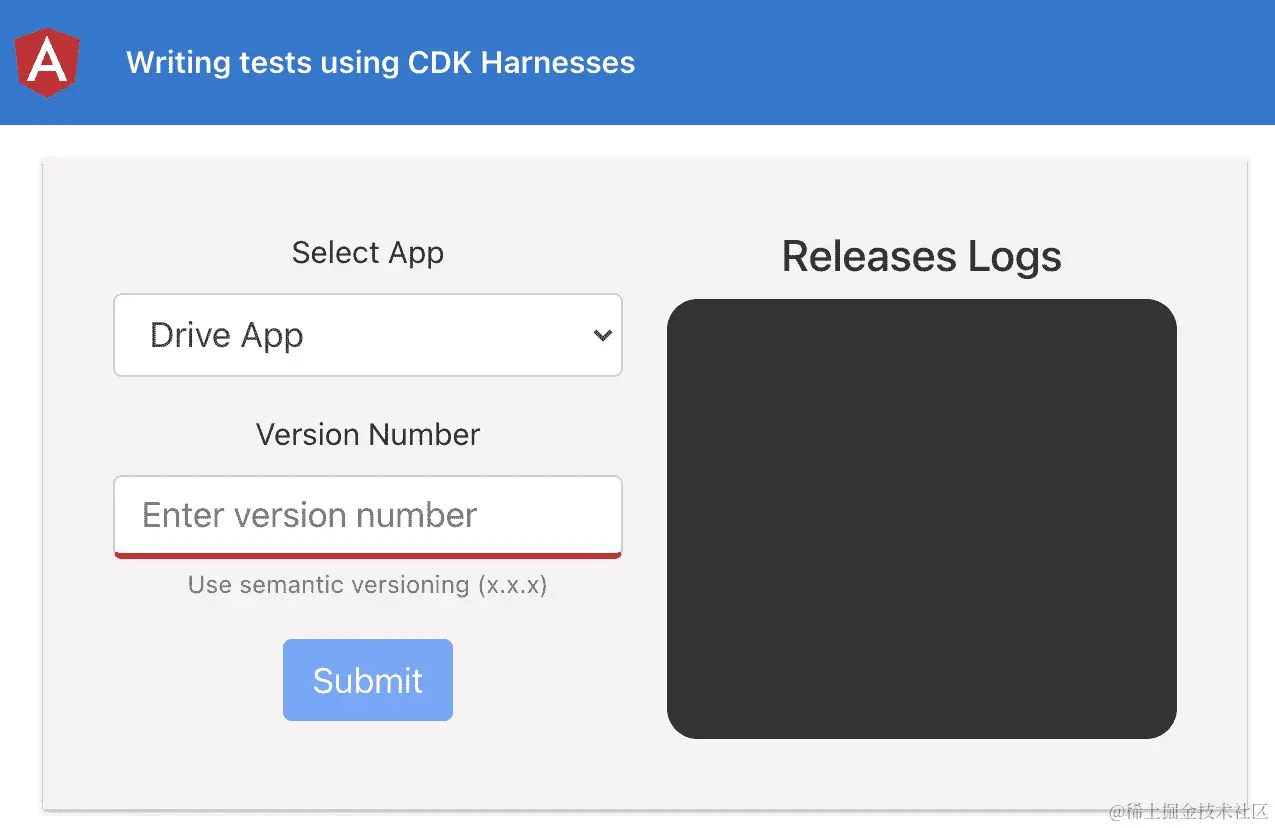 图 10.13 - 在 http://localhost:4200 上运行的 tests-using-cdk-harness 应用程序