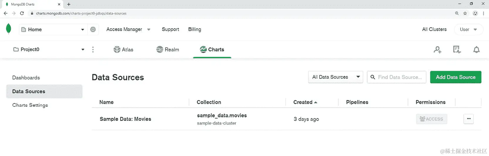 图 12.6：数据源选项卡