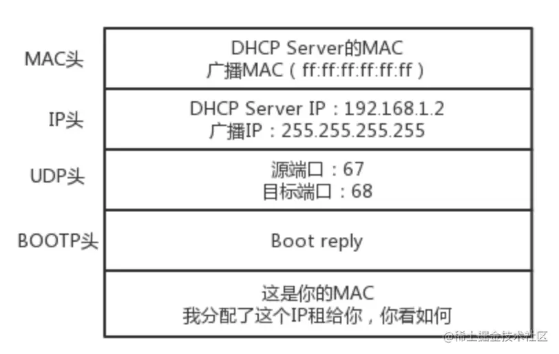 DHCP Offer 的包格式