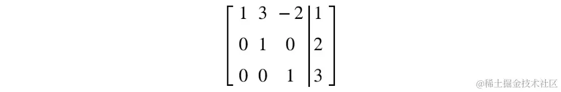 图 4.36：将矩阵转换为单位矩阵的第 4 步